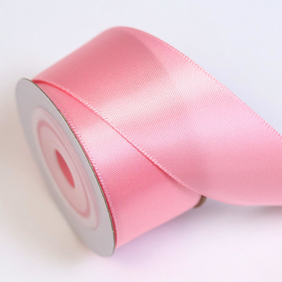High Tenacity Customized Double Face 100% Polyester RPET Plain Silk Satin Ribbon Roll