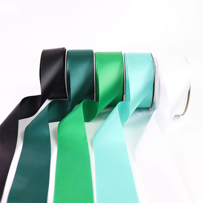 100% Polyester Single Face Satin Ribbon in 196 Custom Colors 38mm 50mm 100 Yards/Roll