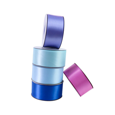 100% Polyester Single Face Satin Ribbon in 196 Custom Colors 38mm 50mm 100 Yards/Roll