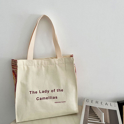 OEM/ODM Accepted Art Bags for Tourist Souvenirs British Museum Canvas Print Pattern