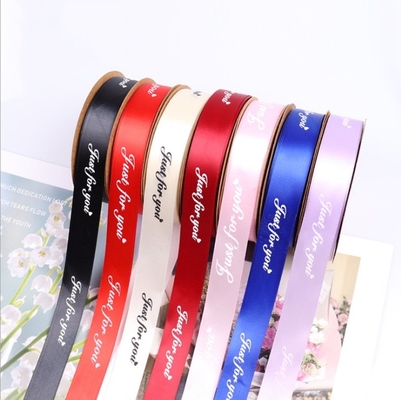 OEM Silk Ribbon Wedding Custom Ribbons 100% Polyester