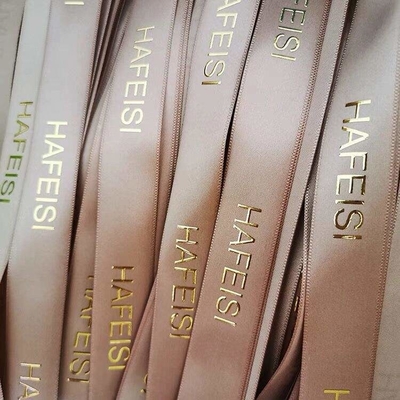 OEM Silk Ribbon Wedding Custom Ribbons 100% Polyester