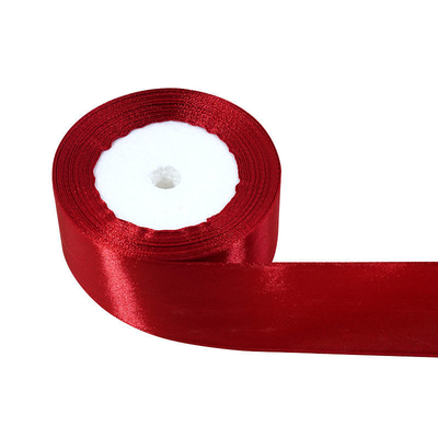Christmas Gift Packing Blue 100% Polyester Grosgrain Ribbon with and Single Face Style