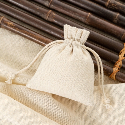 Custom Logo Eco Friendly Luxury Soft Cotton Pouch for Durable Jewelry Organization