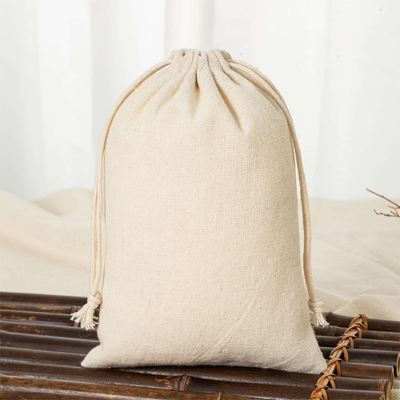 Custom Logo Eco Friendly Luxury Soft Cotton Pouch for Durable Jewelry Organization