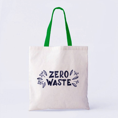 Soft Canvas Recycle Tote Bag Made of Sustainable Reusable Cotton