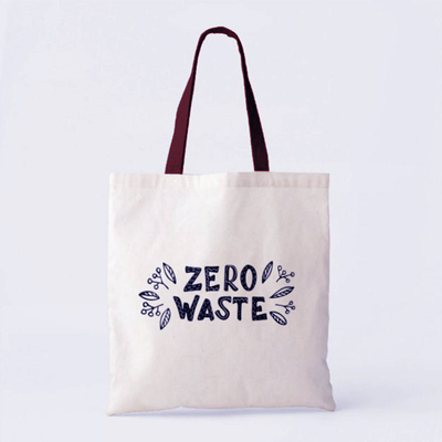 Soft Canvas Recycle Tote Bag Made of Sustainable Reusable Cotton