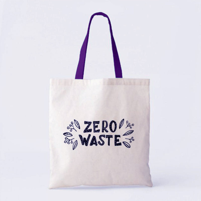Soft Canvas Recycle Tote Bag Made of Sustainable Reusable Cotton