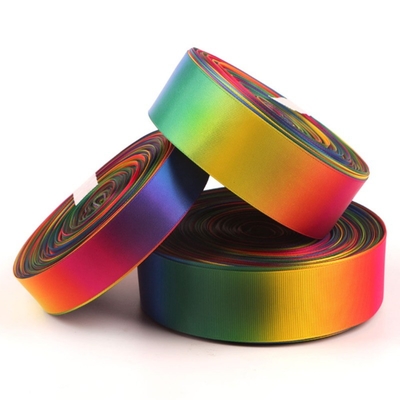 Soft Touch RIBBONS Single Face Double Face Rainbow Satin Ribbon Grosgrain Ribbon
