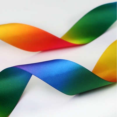 Soft Touch RIBBONS Single Face Double Face Rainbow Satin Ribbon Grosgrain Ribbon