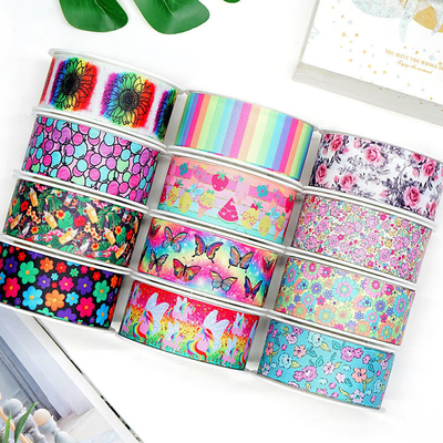 Custom Printed Grosgrain Ribbon for Hair Bows Craft Suppliers