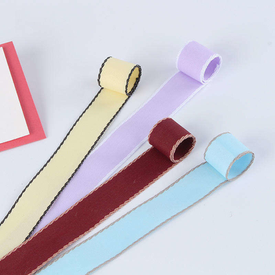 Single Face Ivory Satin Car Ribbon Bows for Wedding Hair Accessories