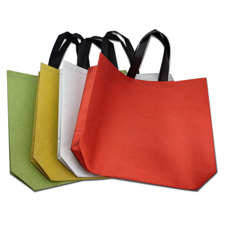 Die cut style Reusable Waterproof PP Woven Laminated Shopping Tote Bags with Custom Logos