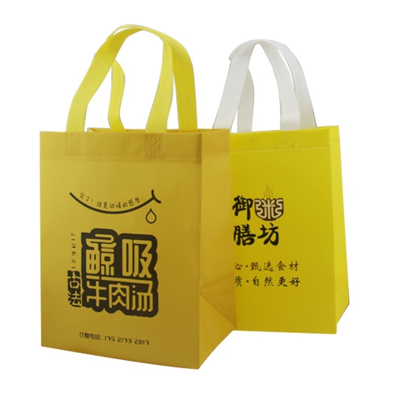 Business Shopping Nonwoven Bag with Logo in Customized Design and PP Laminated Material
