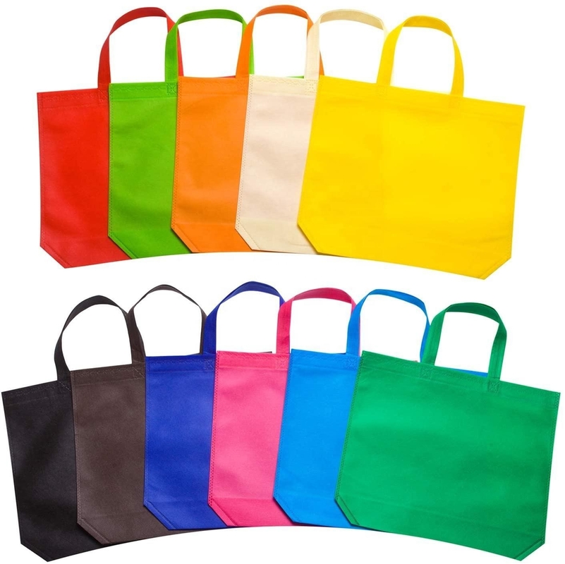 Portable Non Woven Recyclable Shopping Tote Bags Custom Make Printed Logo