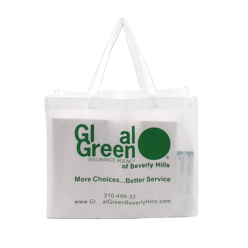 Custom Order Eco-Friendly Fabric Non Woven Logo Shopping Bag for Exhibition Promotion