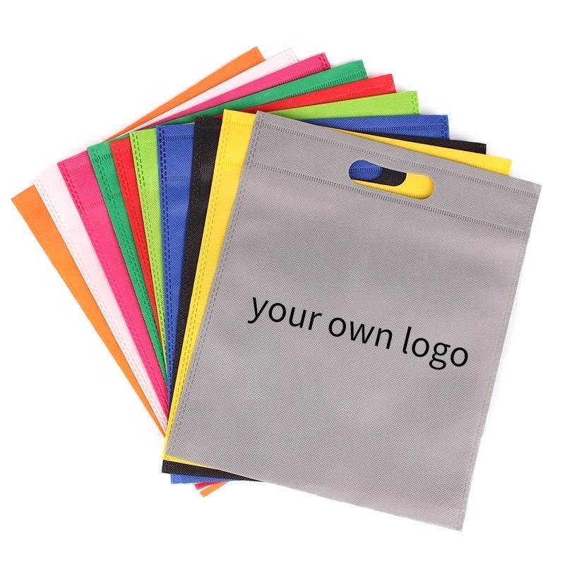 Eco-friendly Non-woven D Cut Bag for  Accessories and  Sealing Handle