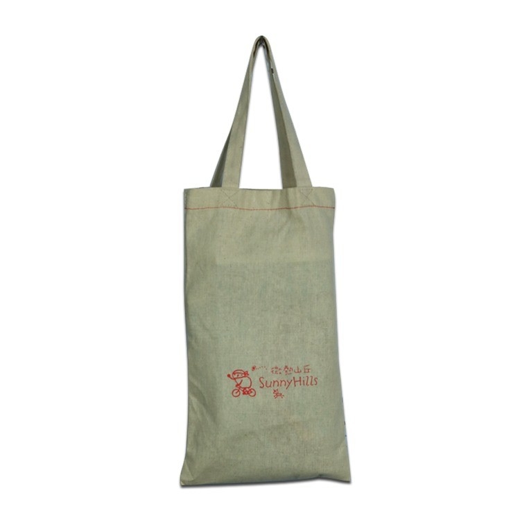 30*40*10cm Organic Cotton Tote Bag with Drawstring Heavy-duty and Customized Design