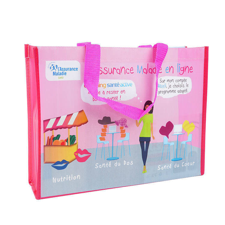 OEM/ODM Acceptable Multi-Color Pp Non-Woven Tote Bags for Shopping Customized Logo