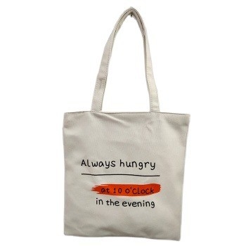 Customized Color Eco-friendly Cartoon Fashion Printed Tote Bag for Women's Shopping
