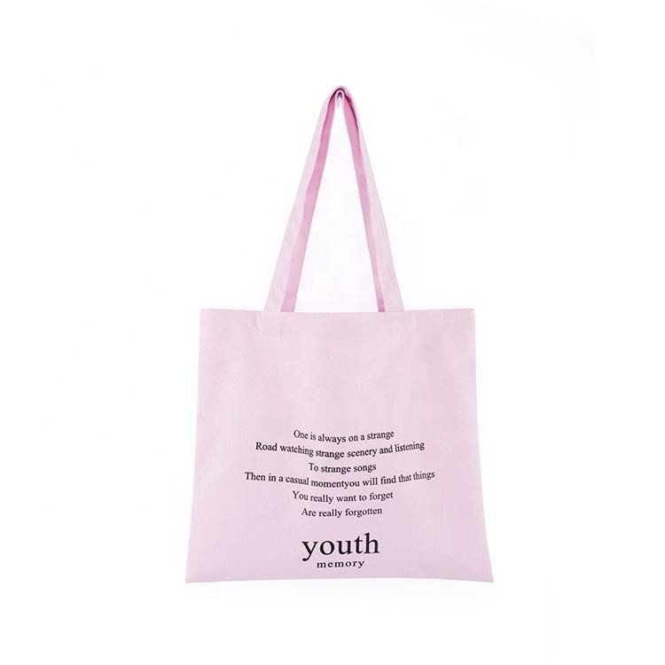 Customized Color Non-Woven Canvas Shopping Tote Bag In Any Size